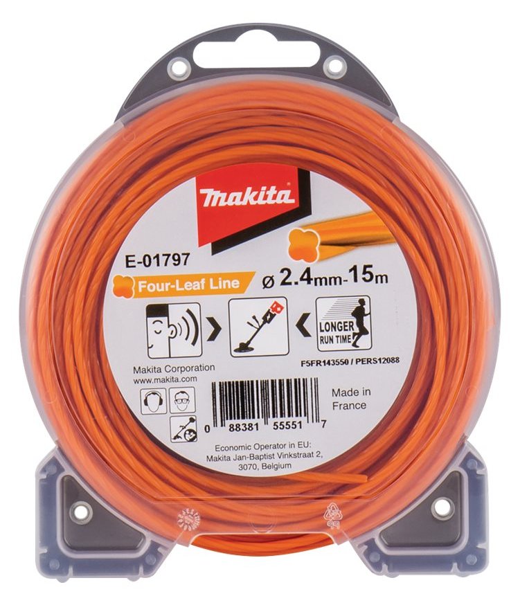 Makita Fadenstücke - 2.4 mm - Länge: 15 m - für P/N: DUR191UZX3