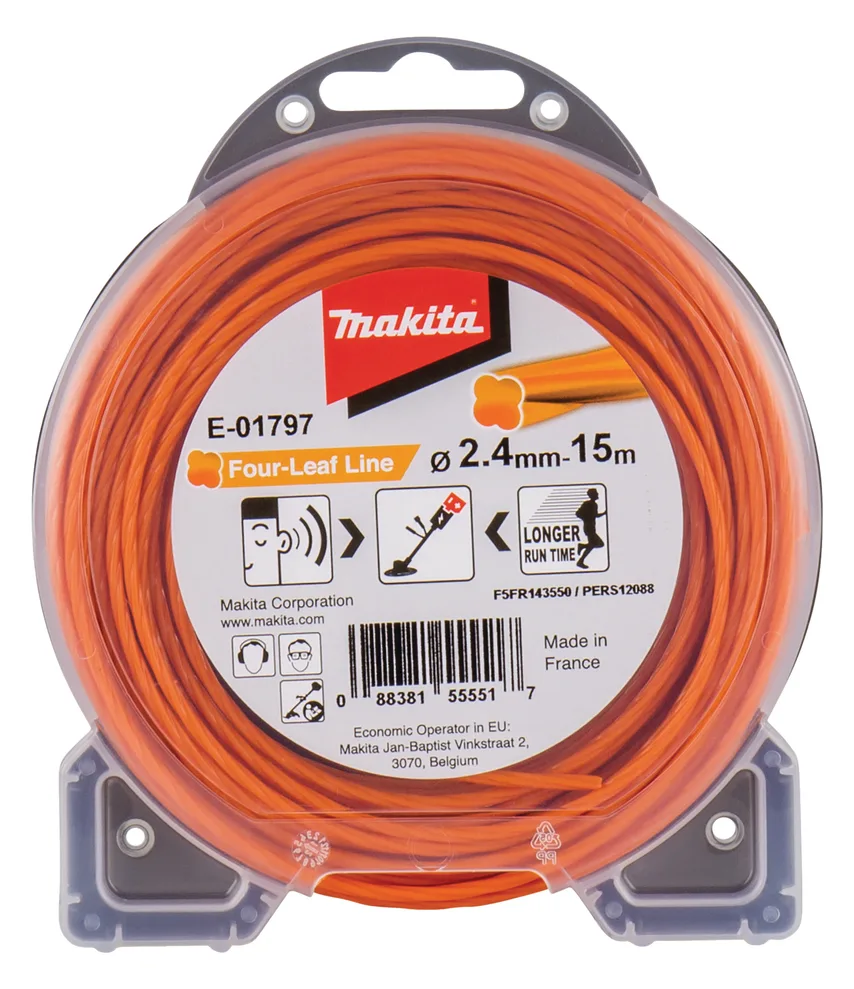 Makita Fadenstücke - 2.4 mm - Länge: 15 m - für P/N: DUR191UZX3, Ansicht 2