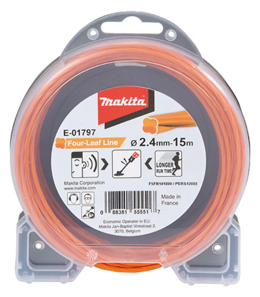 Makita Fadenstücke - 2.4 mm - Länge: 15 m - für P/N: DUR191UZX3, Ansicht 3