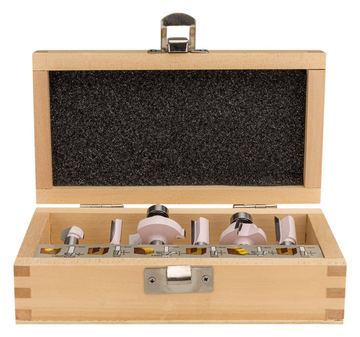 Makita Fräs-Bitsatz - für Kunststoff, Massivholz von LumaTech