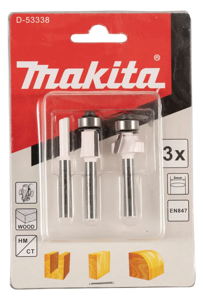 Makita Fräskopf - für Holz - 3 Stücke, Ansicht 3