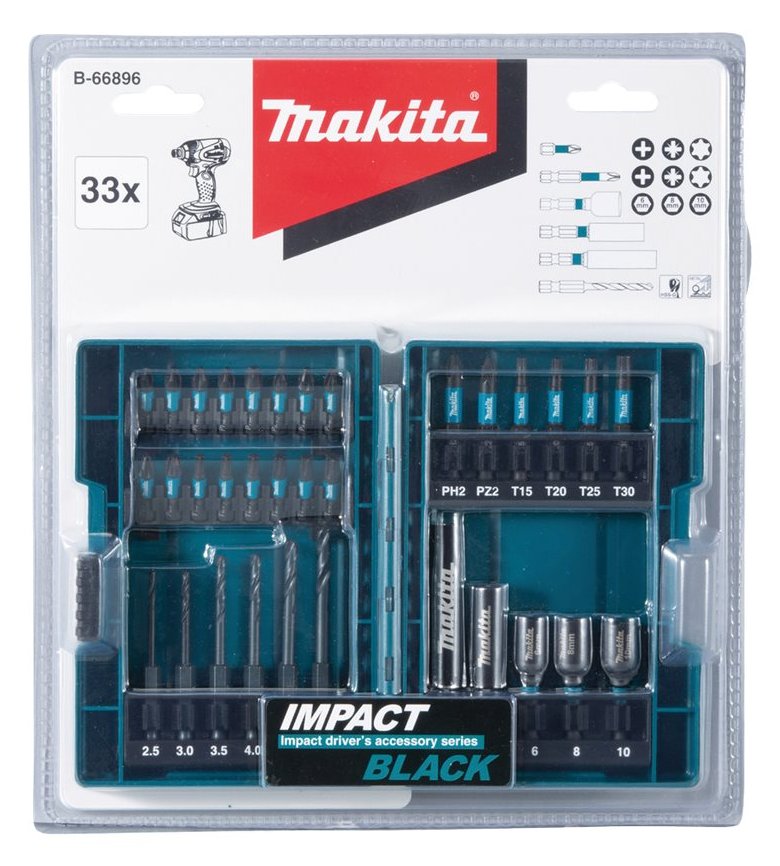Makita Impact Black - Schraubendreher- und Bohreinsatzset