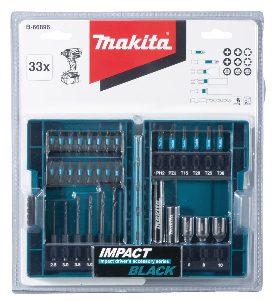 Makita Impact Black - Schraubendreher- und Bohreinsatzset, Ansicht 2