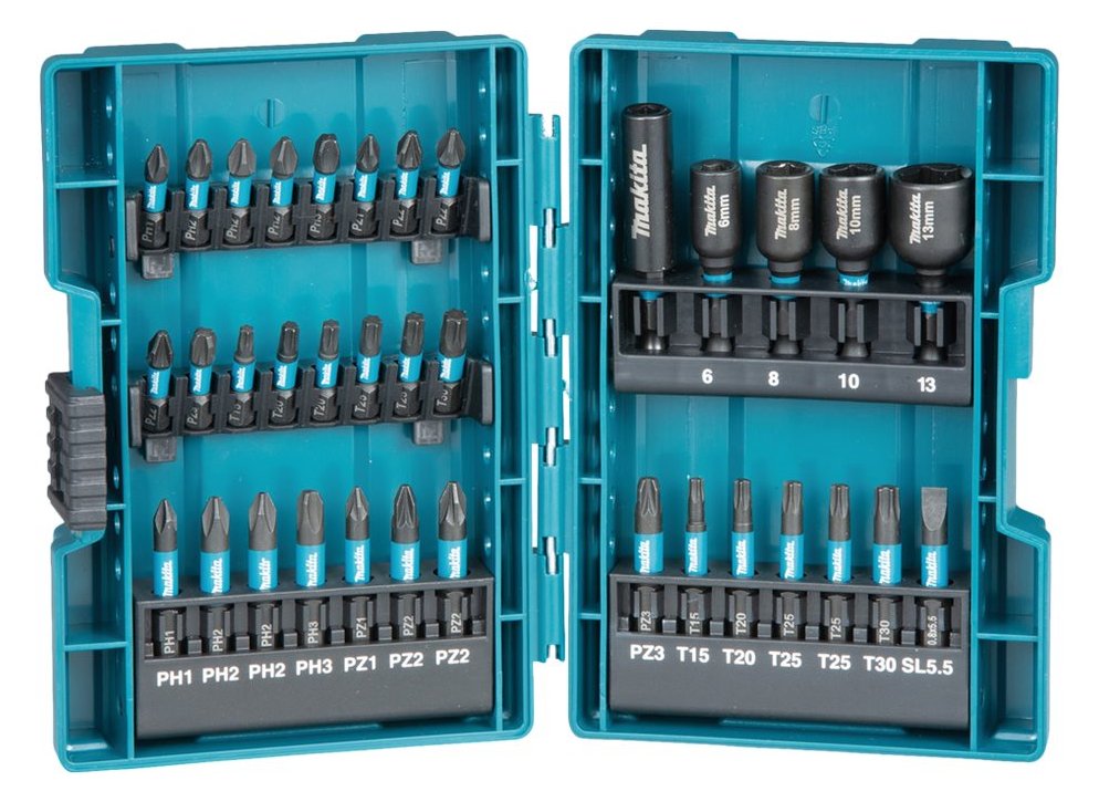 Makita Impact Black - Schraubendreherset mit Einsätzen