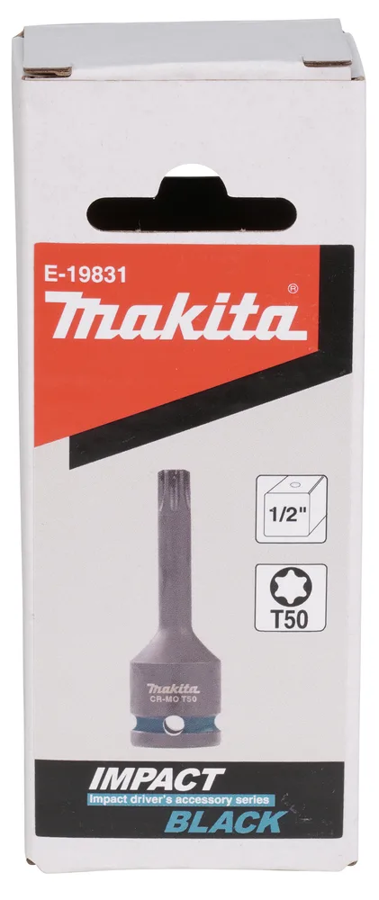 Makita Impact Black 1/2" Torx Steckschlüsseleinsatz Groesse T50, Ansicht 3
