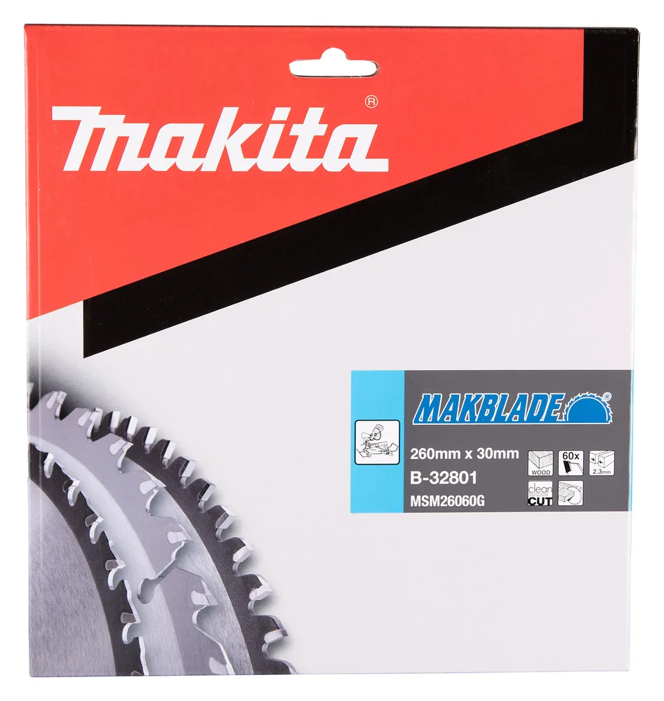 Makita MAKBLADE - Kreissägeblatt - für Holz - 260 mm - 60, Ansicht 4