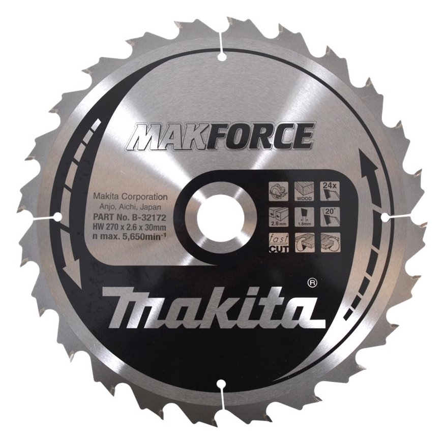 Makita MAKFORCE - Kreissägeblatt - für Holz - 270 mm