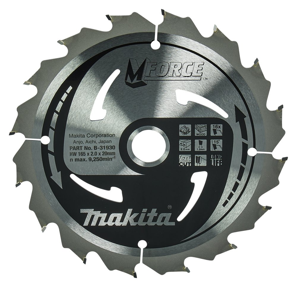 Makita M-Force - Kreissägeblatt - für Holz - 165 mm