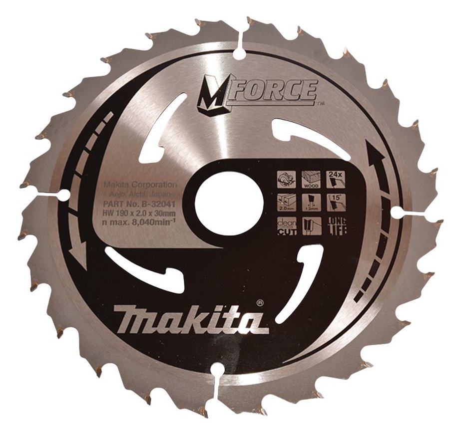 Makita M-Force - Kreissägeblatt - für Holz - 190 mm