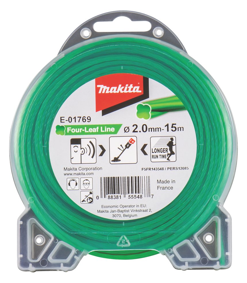 Makita Rasentrimmerfaden - 2 mm - Länge: 15