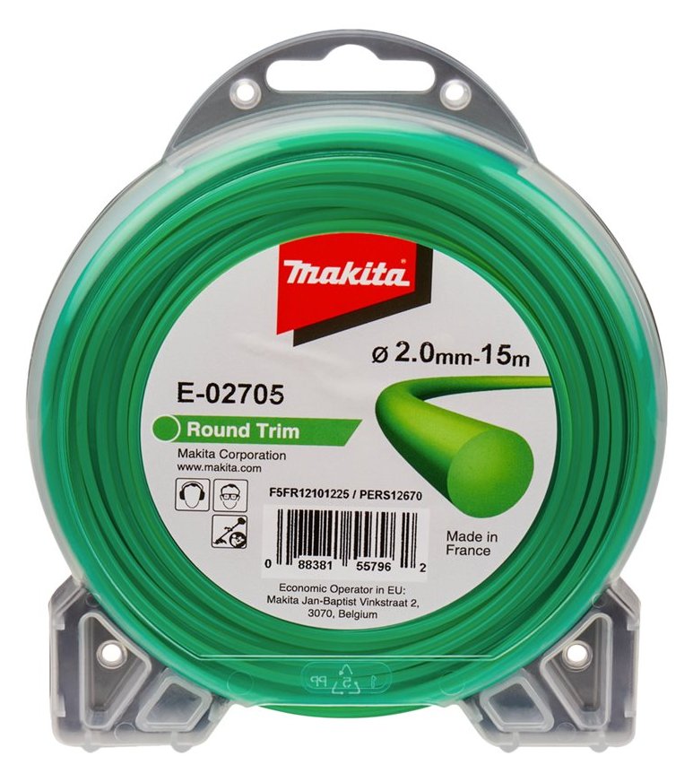 Makita Rasentrimmerfaden - 2 mm - Länge: 15 m