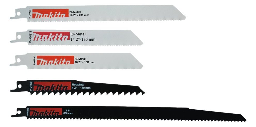 Makita Säbelsägeblätter-Set - für Holz, Baustahl