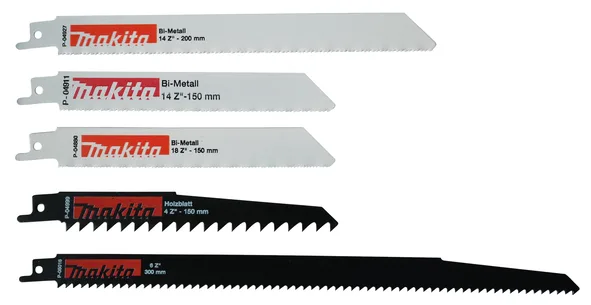 Makita Säbelsägeblätter-Set - für Holz, Baustahl, Ansicht 2