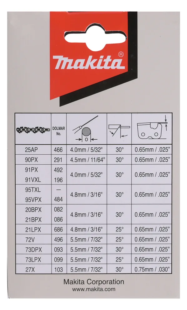 Makita Sägekette - 45 cm - für Makita UC4551A, Ansicht 3