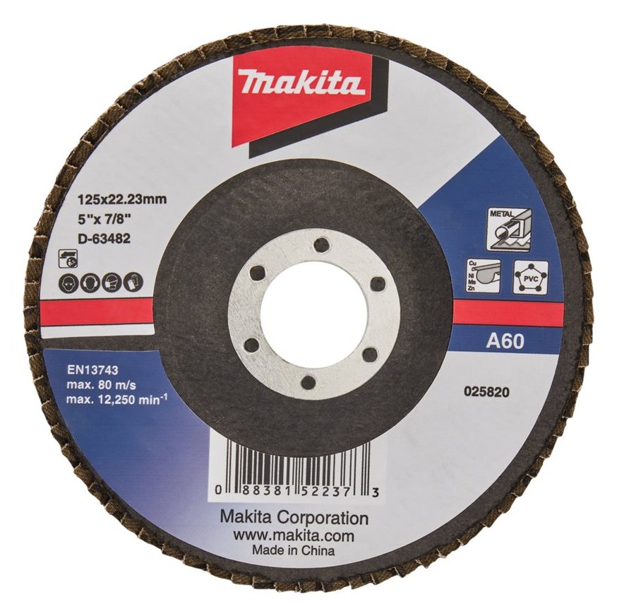 Makita Schleifscheibe - für Holz, Metall, Kunststoff, nicht eisenhaltiges Metall