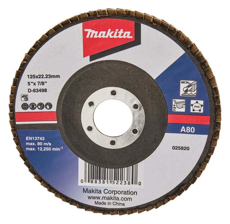 Makita Schleifscheibe - für Holz, Metall, Kunststoff, nicht eisenhaltiges Metall