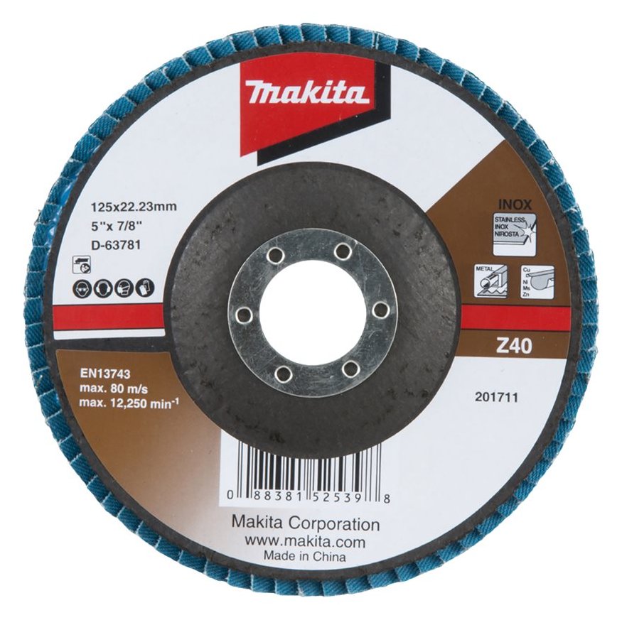 Makita Schleifscheibe - für Metall, Edelstahl, nicht eisenhaltiges Metall