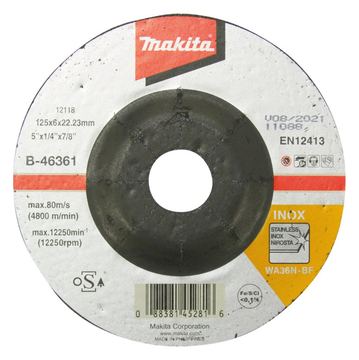 Makita Schleifteller - für Edelstahl - 125 von LumaTech