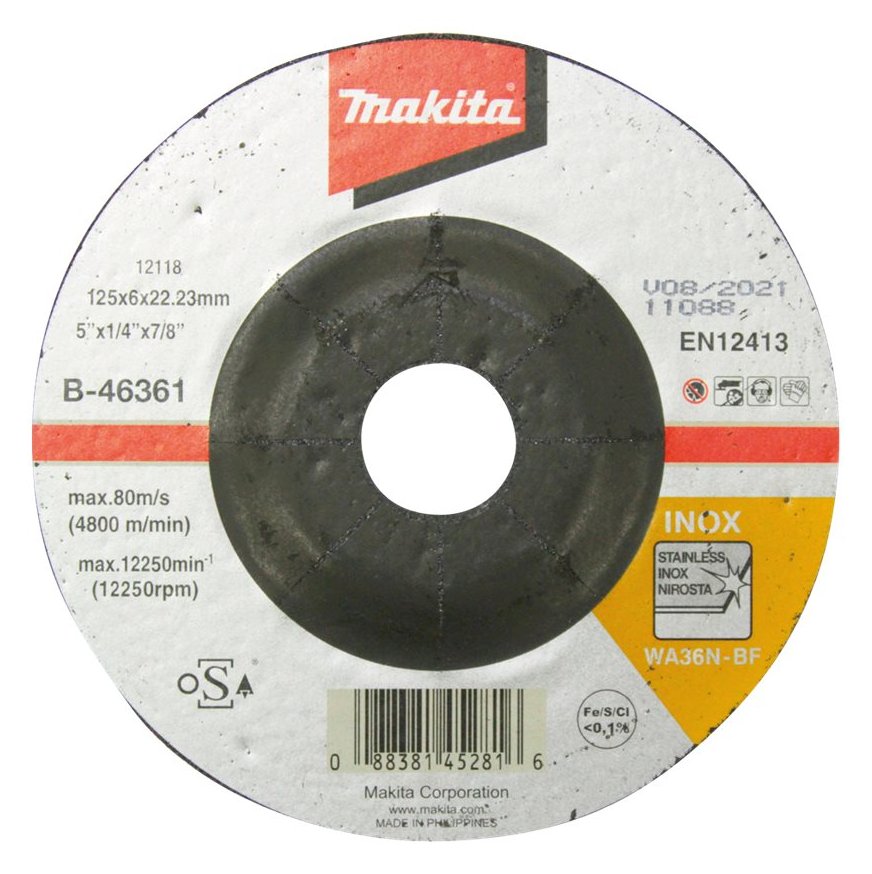 Makita Schleifteller - für Edelstahl - 125