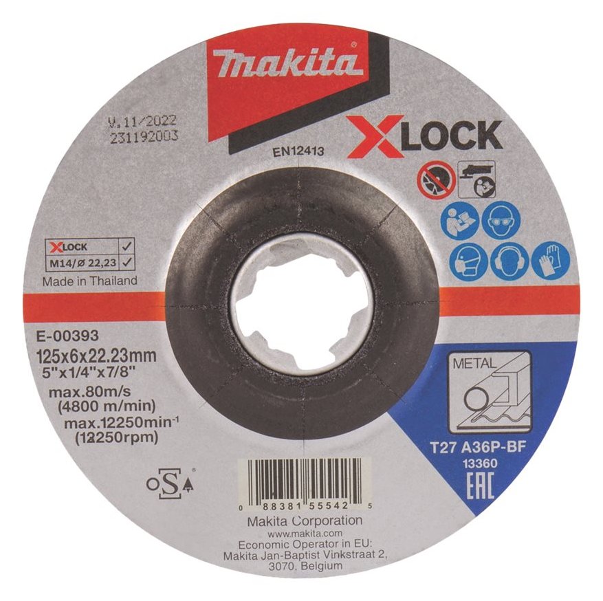 Makita Schleifteller - für Metall - 125 mm