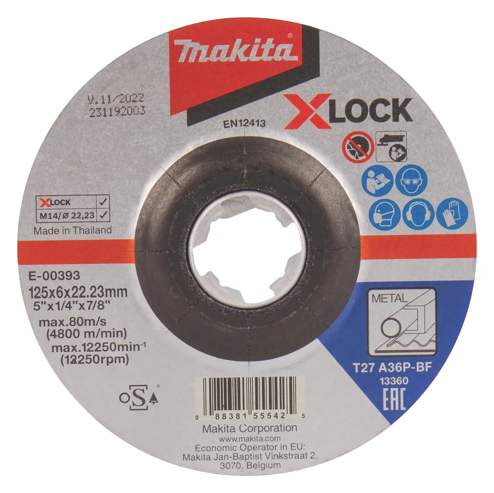 Makita Schleifteller - für Metall - 125 mm, Ansicht 2