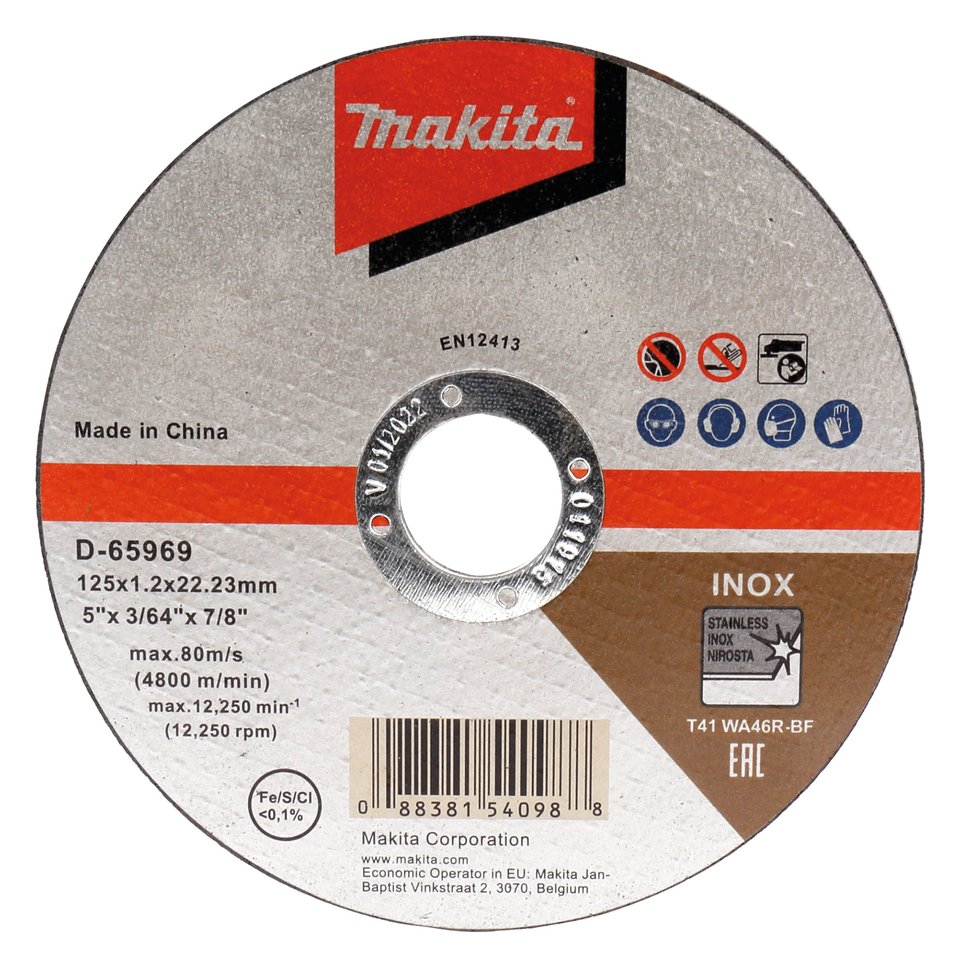 Makita Schneidscheibe - für Edelstahl - 125 mm