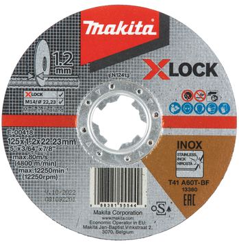 Makita Schneidscheibe - für Edelstahl - 125 mm von LumaTech