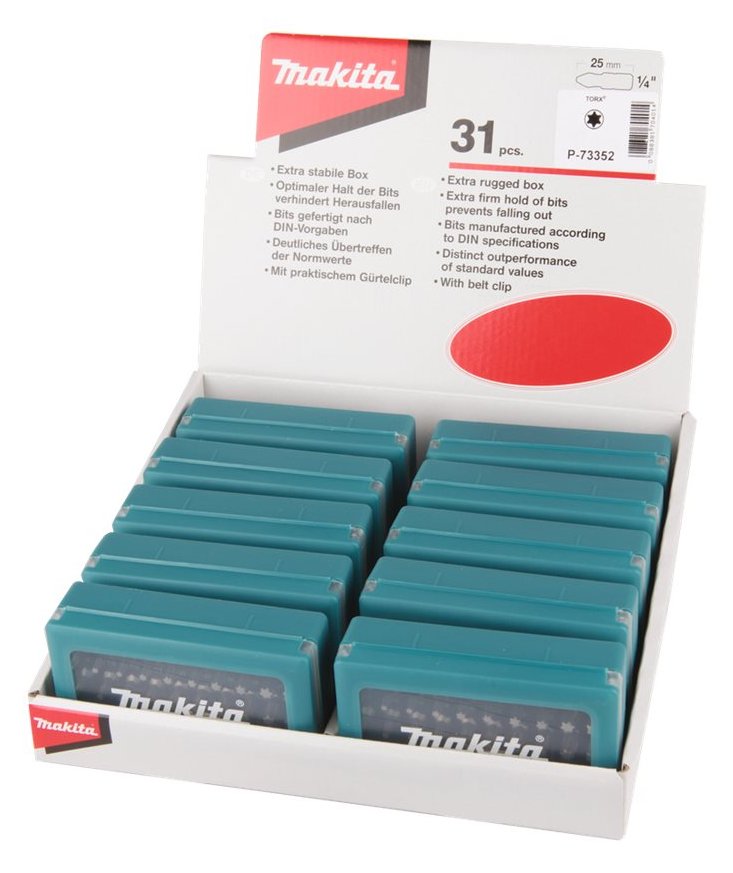 Makita Schraubendreherbit und Bit-Halterset