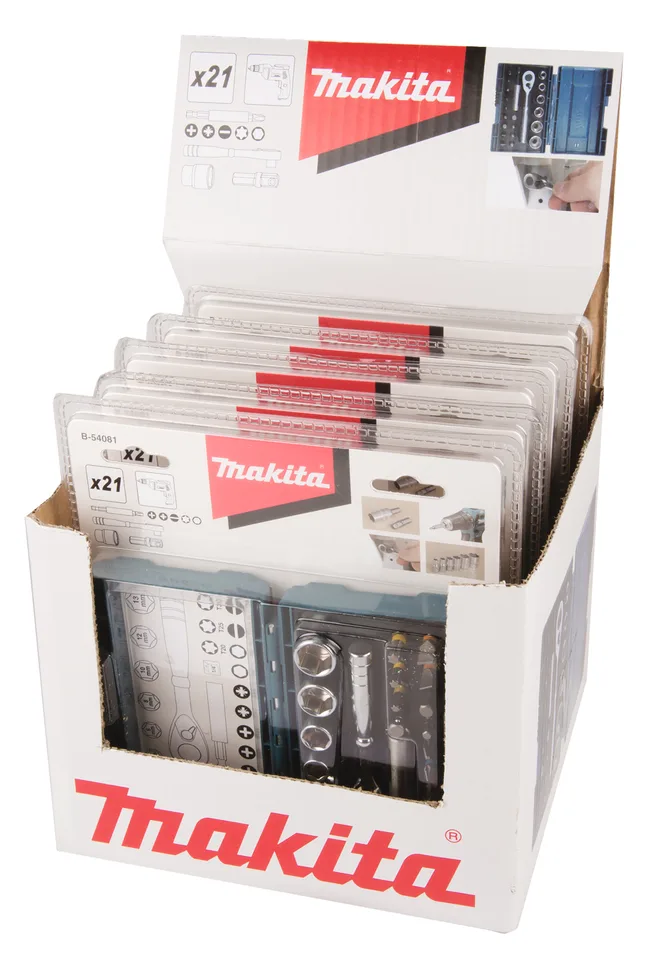 Makita Set Schraubendreherbit und Ratsche - 21 Stücke, Ansicht 3