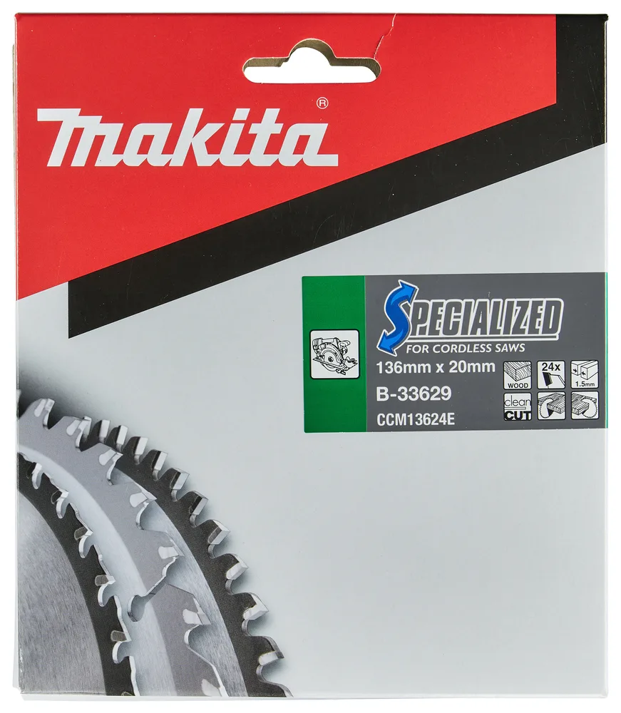 Makita Specialized - Kreissägeblatt - für Holz - 136 mm, Ansicht 2