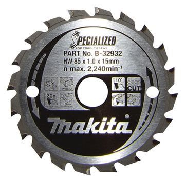 Makita Specialized - Kreissägeblatt - für Holz - 85 mm von LumaTech