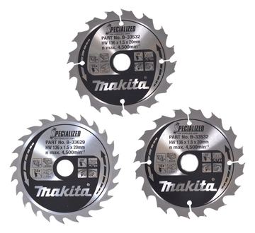Makita Specialized - Sägeblattsatz - 3 Stücke von LumaTech