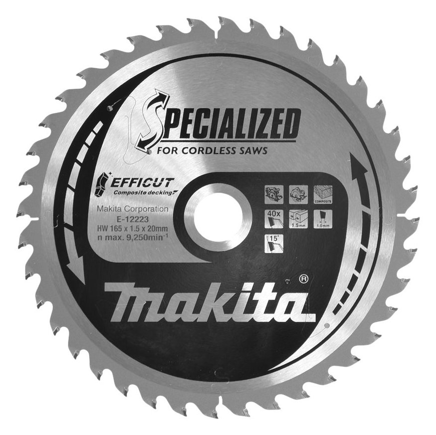 Makita Specialized EFFICUT - Kreissägeblatt - für Holz, Metall, faserverstärkte Kunststoffe
