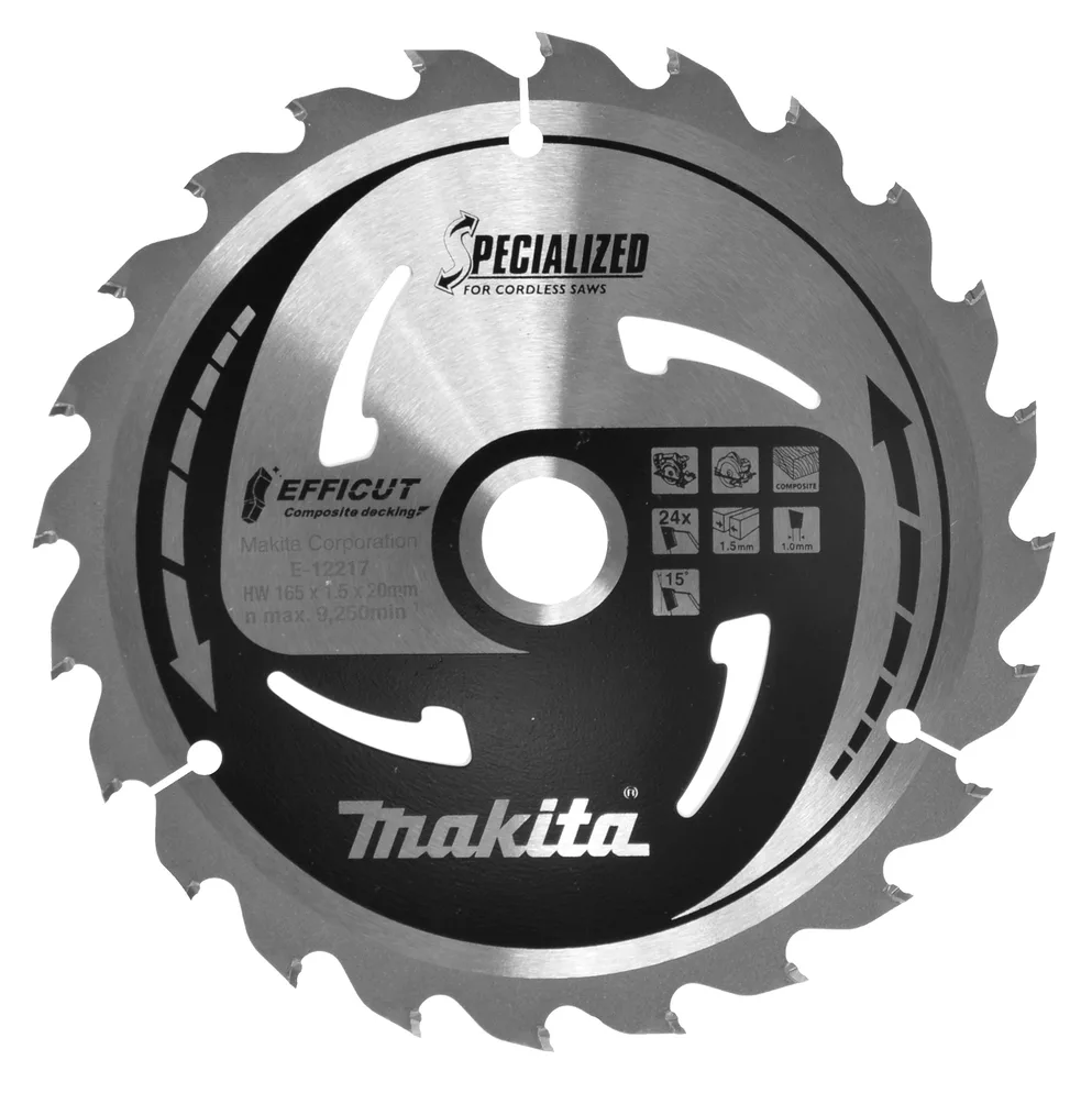 Makita Specialized EFFICUT - Kreissägeblatt - für Holz, Metall, faserverstärkter Kunststoff, Ansicht 2