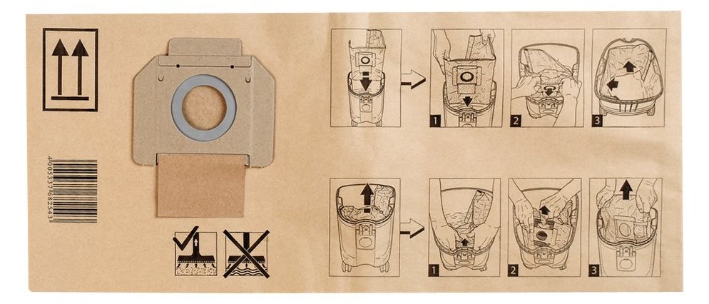 Makita Staubtüte - für Staubsauger (Packung mit 5)