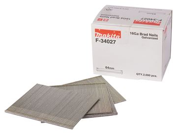 Makita Stauchkopfnägel - Galvanisiertes Metall - Metallisch - 64 mm - 2000 Stück(e) von LumaTech
