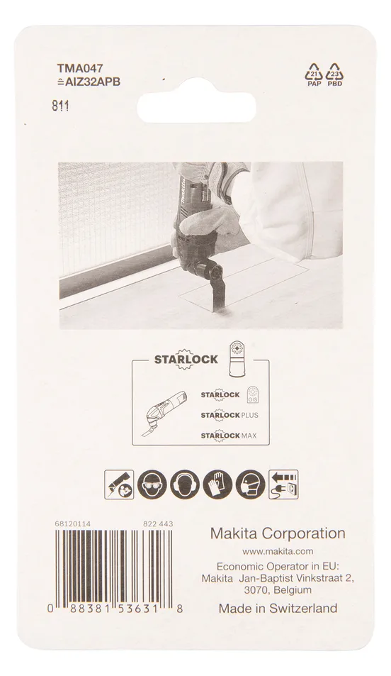 Makita Tauchsägenschneidblatt - 1 Stücke - Breite: 32 mm, Ansicht 3