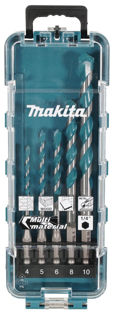 Makita TCT Multibohrer Set 1/4 5tlg