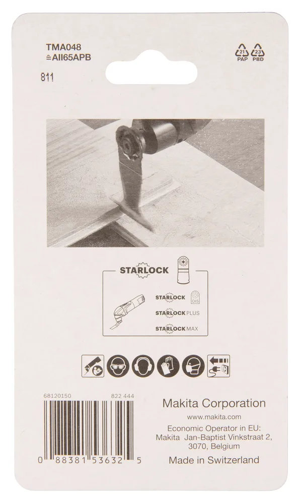 Makita TMA048 - Tauchsägenschneidblatt - für Holz, Metall, ungehärtetes Metall, Ansicht 3