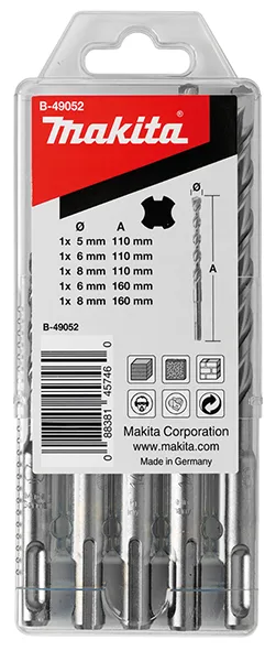 Makita V-PLUS Drill Set #2 - Bohrersatz - für Beton, Ansicht 2