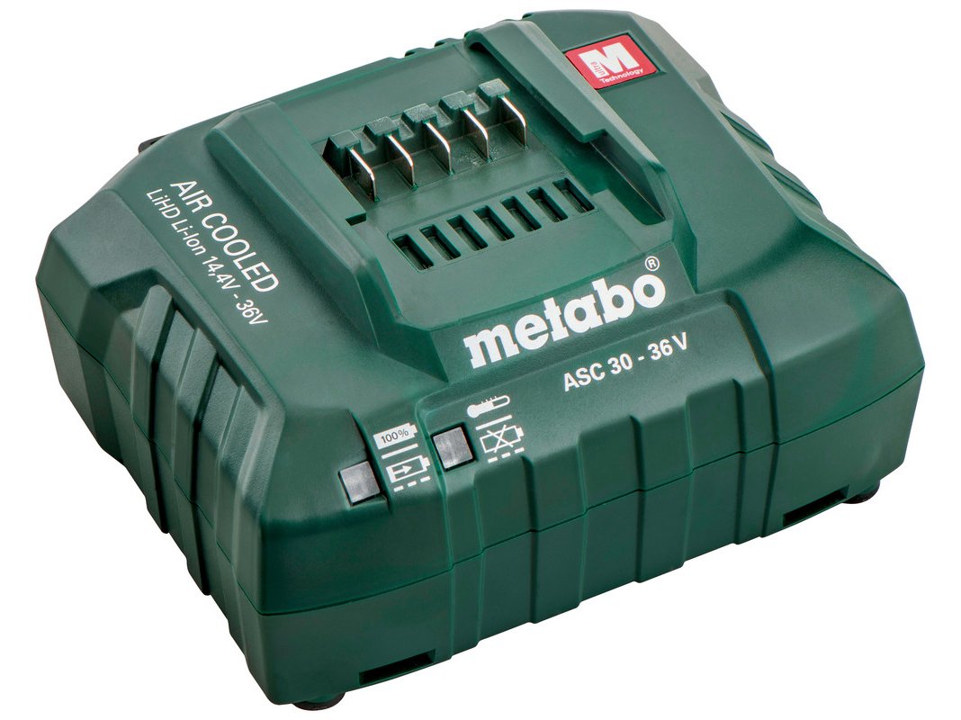 Metabo ASC 30-36 V - Ladegerät - Grün - AC - 230-240 V - 50/60 Hz - Lithium-Ion (Li-Ion)