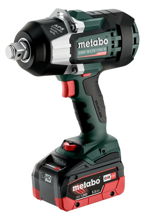Metabo SSW 18 LTX 1750 BL Akku-Schlagschrauber inkl. Koffer + 2 Akkus 5.5Ah