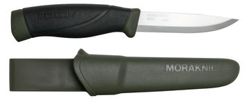 Morakniv 12210 - Einzelbild - Jagdmesser - Absetzpunkt - Karbonstahl - Thermoplastisches Elastomer (TPE) - Grün von LumaTech