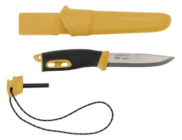 Morakniv Companion Spark - Camper/scout - Absetzpunkt - Edelstahl - Gelb - 1 Werkzeug - 22,3 cm von LumaTech