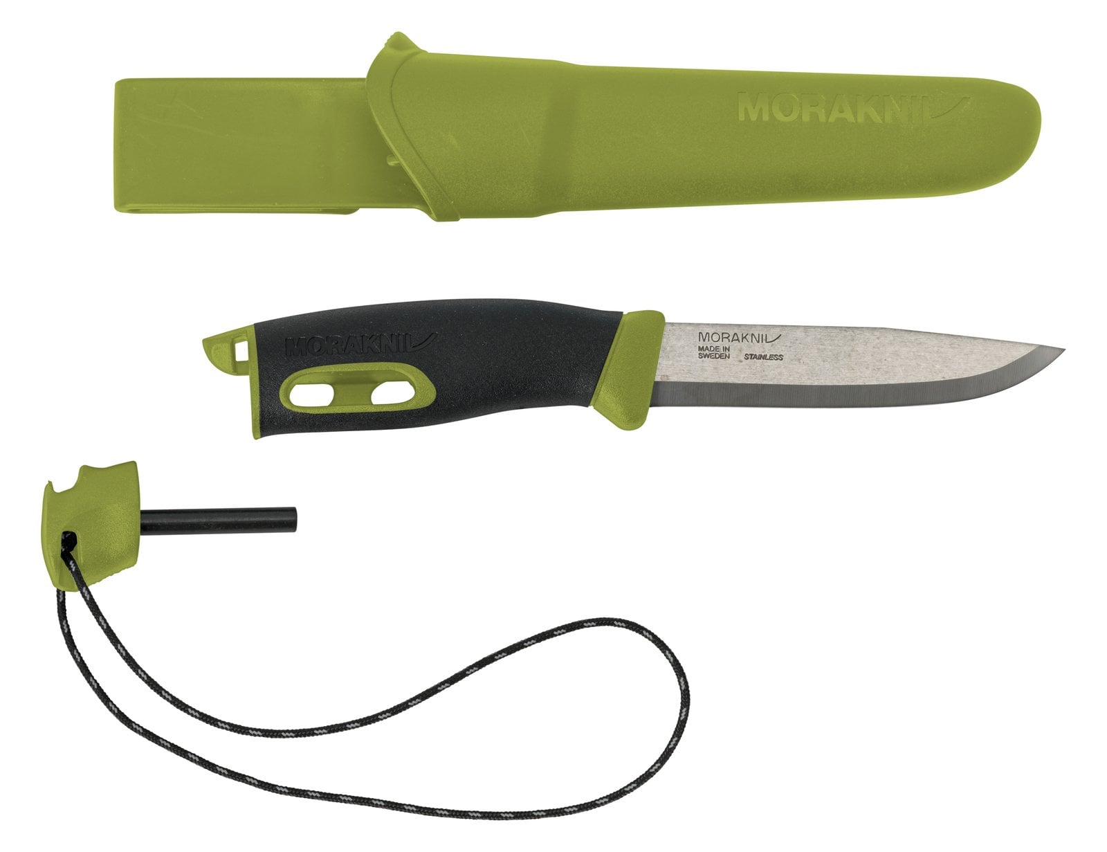 Morakniv Companion Spark - Camper/scout - Absetzpunkt - Edelstahl - Grün - 1 Werkzeug - 22,3 cm