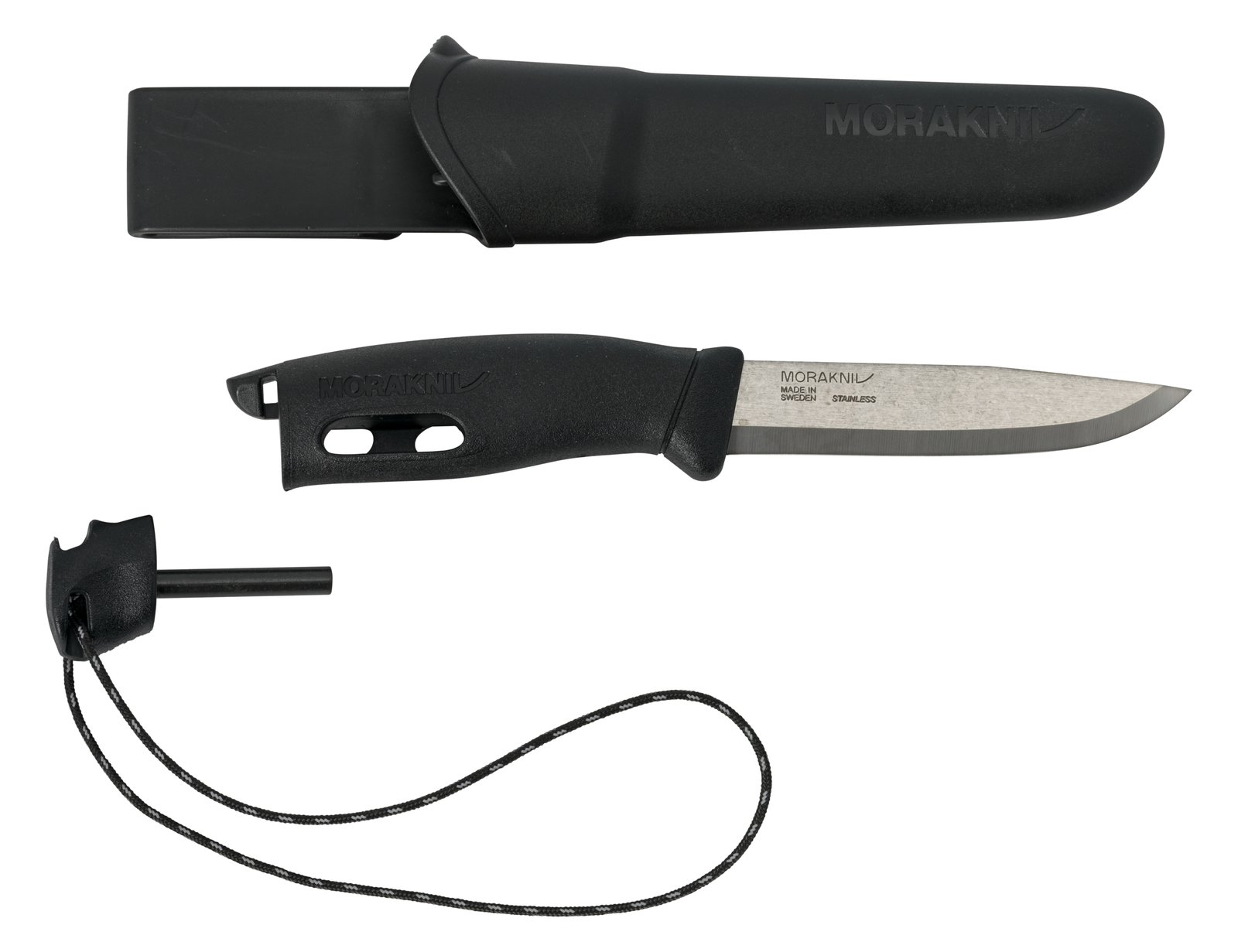 Morakniv Companion Spark - Camper/scout - Absetzpunkt - Edelstahl - Schwarz - 1 Werkzeug - 22,3 cm