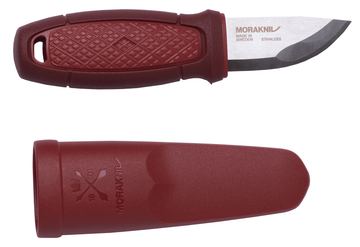 Morakniv Eldris - Einzelbild - Jagdmesser - Absetzpunkt - Edelstahl - Thermoplastisches Elastomer (TPE) - Rot von LumaTech