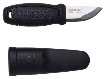 Morakniv Eldris - Einzelbild - Jagdmesser - Absetzpunkt - Edelstahl - Thermoplastisches Elastomer (TPE) - Schwarz von LumaTech