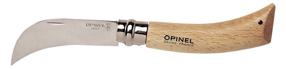 Opinel N°08 - Taschenmesser mit Holzgriff - Buchenholz lackiert