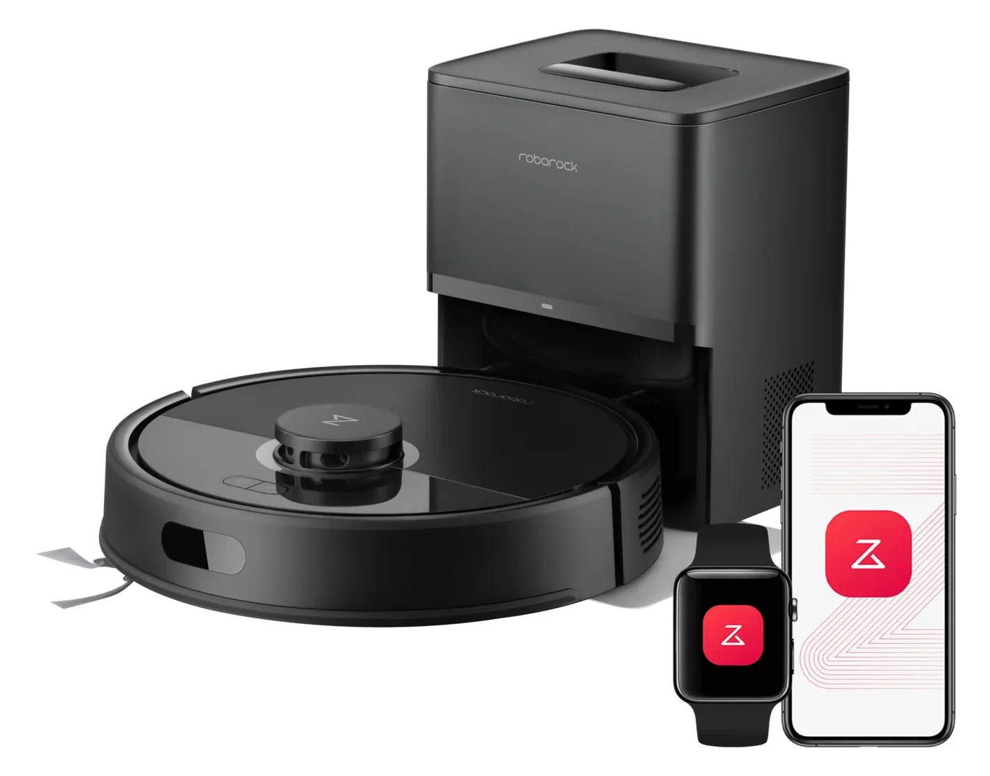Roborock Q7 TF+ Saugroboter schwarz, Ansicht 2